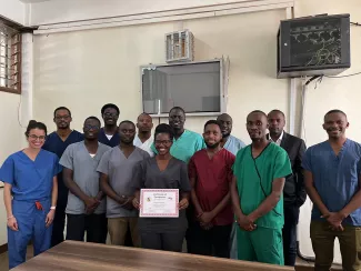 Residents from the Operative Techniques class